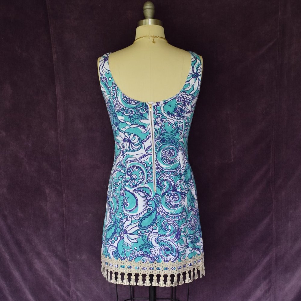 Lilly Pulitzer Eaton Dress Seafoam Green Mantauk - Picture 9 of 10